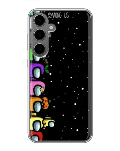 Чехол для Samsung Galaxy S24 Plus с картинкой «Команда Among Us»