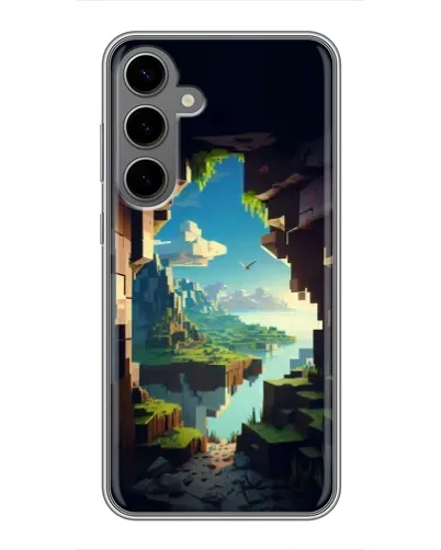 Чехол для Samsung Galaxy S24 Plus с картинкой «Вид из пещеры» Чехол для Samsung Galaxy S24 Plus с картинкой «Вид из пещеры»