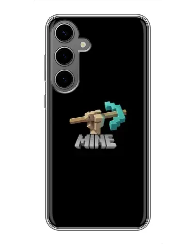 Чехол для Samsung Galaxy S24 Plus с картинкой «Алмазная кирка» Чехол для Samsung Galaxy S24 Plus с картинкой «Алмазная кирка»