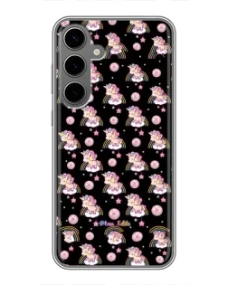 Чехол для Samsung Galaxy S24 Plus с картинкой «Magic Unicorn паттерн»