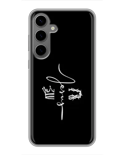 Чехол для Samsung Galaxy S24 Plus с картинкой «Король Славы Jesus»