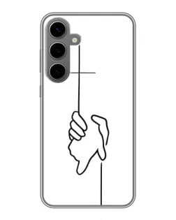 Чохол для Samsung Galaxy S24 Plus з картинкою «Рука тримає» Чохол для Samsung Galaxy S24 Plus з картинкою «Рука тримає»