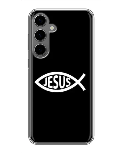 Чехол для Samsung Galaxy S24 Plus с картинкой «Классический Jesus»