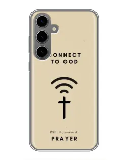 Чехол для Samsung Galaxy S24 Plus с картинкой «Молитва Connect» Чехол для Samsung Galaxy S24 Plus с картинкой «Молитва Connect»