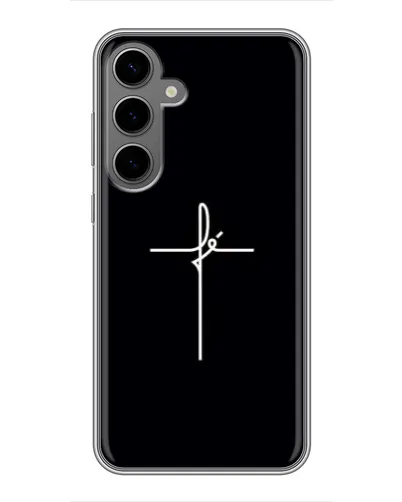 Чехол для Samsung Galaxy S24 Plus с картинкой «Тонкий крест» Чехол для Samsung Galaxy S24 Plus с картинкой «Тонкий крест»