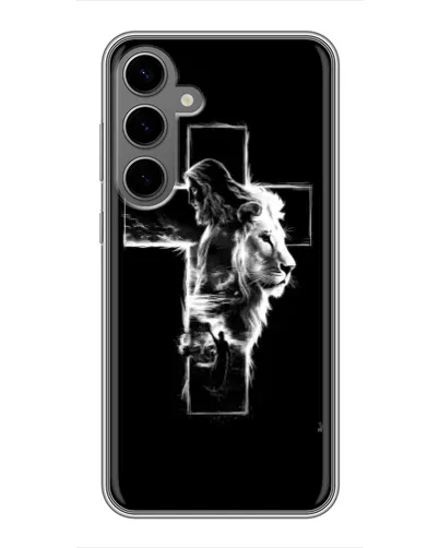 Чехол для Samsung Galaxy S24 Plus с картинкой «Сияющий крест Jesus» Чехол для Samsung Galaxy S24 Plus с картинкой «Сияющий крест Jesus»