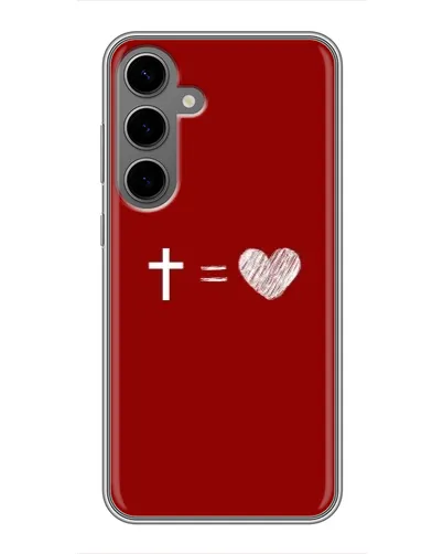 Чехол для Samsung Galaxy S24 Plus с картинкой «Уравнение любви» Чехол для Samsung Galaxy S24 Plus с картинкой «Уравнение любви»