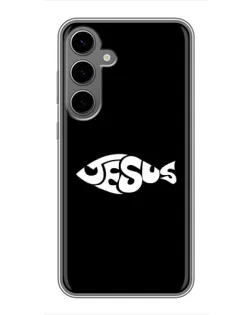 Чехол для Samsung Galaxy S24 Plus с картинкой «Рыба Jesus» Чехол для Samsung Galaxy S24 Plus с картинкой «Рыба Jesus»