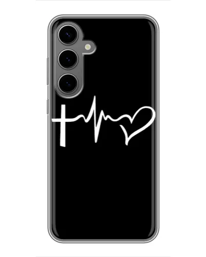 Чехол для Samsung Galaxy S24 Plus с картинкой «Пульс веры» Чехол для Samsung Galaxy S24 Plus с картинкой «Пульс веры»