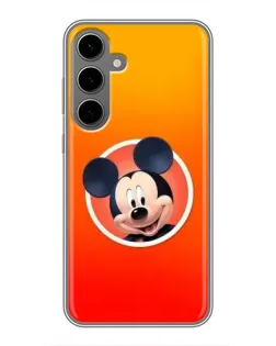 Чехол для Samsung Galaxy S24 Plus с картинкой «Mickey в круге»