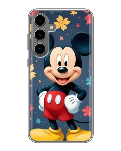 Чехол для Samsung Galaxy S24 Plus с картинкой «Осенний Mickey Mouse»
