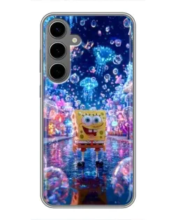 Чехол для Samsung Galaxy S24 Plus с картинкой «Неоновый океан»