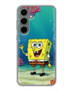 Чехол для Samsung Galaxy S24 Plus с картинкой «Подводный привет»