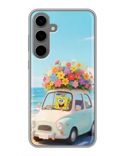 Чехол для Samsung Galaxy S24 Plus с картинкой «Автомобильное путешествие»