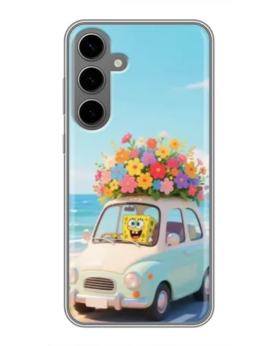 Чехол для Samsung Galaxy S24 Plus с картинкой «Автомобильное путешествие»