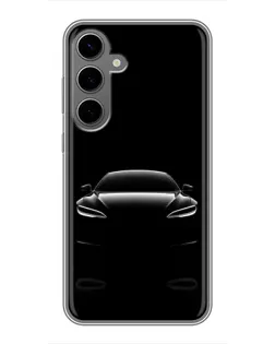 Чехол для Samsung Galaxy S24 Plus с картинкой «Силуэт Tesla Night» Чехол для Samsung Galaxy S24 Plus с картинкой «Силуэт Tesla Night»