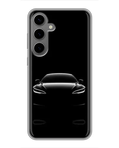 Чехол для Samsung Galaxy S24 Plus с картинкой «Силуэт Tesla Night» Чехол для Samsung Galaxy S24 Plus с картинкой «Силуэт Tesla Night»