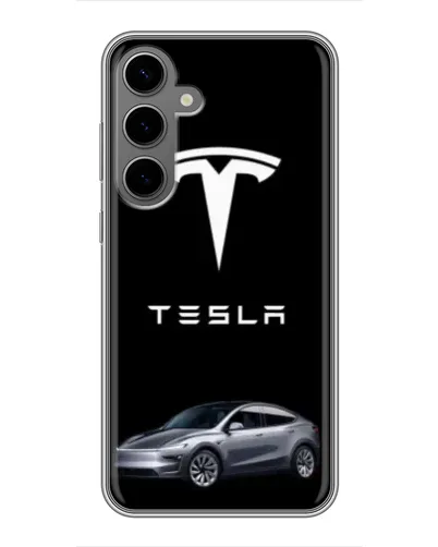 Чехол для Samsung Galaxy S24 Plus с картинкой «Tesla Model Y» Чехол для Samsung Galaxy S24 Plus с картинкой «Tesla Model Y»