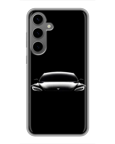 Чехол для Samsung Galaxy S24 Plus с картинкой «Фары Tesla Night» Чехол для Samsung Galaxy S24 Plus с картинкой «Фары Tesla Night»