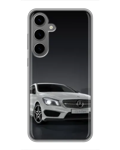 Чехол для Samsung Galaxy S24 Plus с картинкой «Mercedes AMG GT Silver»