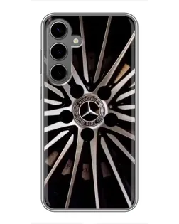 Чехол для Samsung Galaxy S24 Plus с картинкой «Диск Mercedes»