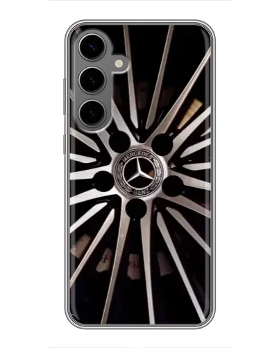Чехол для Samsung Galaxy S24 Plus с картинкой «Диск Mercedes»