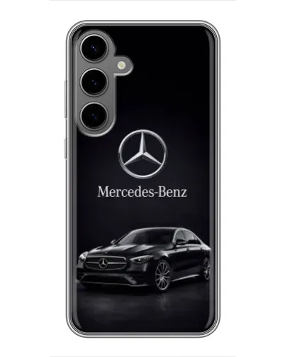 Чехол для Samsung Galaxy S24 Plus с картинкой «Mercedes — решетка радиатора»