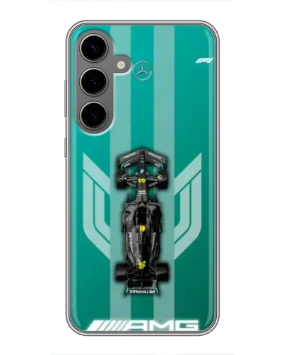 Чехол для Samsung Galaxy S24 Plus с картинкой «Mercedes AMG Petronas»