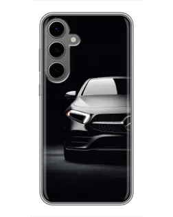 Чехол для Samsung Galaxy S24 Plus с картинкой «Свет фар Mercedes»