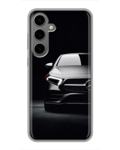 Чехол для Samsung Galaxy S24 Plus с картинкой «Свет фар Mercedes»
