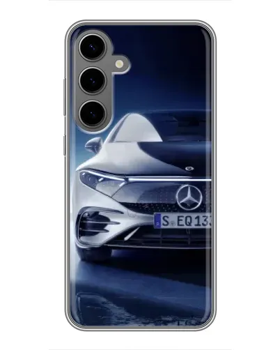 Чехол для Samsung Galaxy S24 Plus с картинкой «Mercedes EQ — будущее»