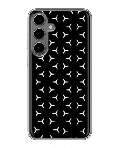 Чехол для Samsung Galaxy S24 Plus с картинкой «Mercedes паттерн звезд» Чехол для Samsung Galaxy S24 Plus с картинкой «Mercedes паттерн звезд»