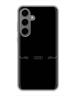 Чехол для Samsung Galaxy S24 Plus с картинкой «Audi — световой подпись» Чехол для Samsung Galaxy S24 Plus с картинкой «Audi — световой подпись»