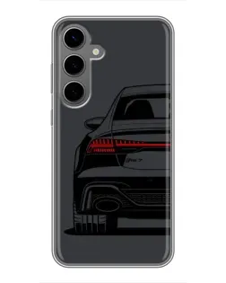 Чехол для Samsung Galaxy S24 Plus с картинкой «Задняя часть Audi — арт»