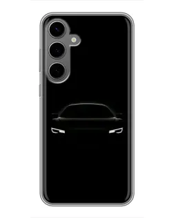 Чехол для Samsung Galaxy S24 Plus с картинкой «Взгляд Audi в темноте»