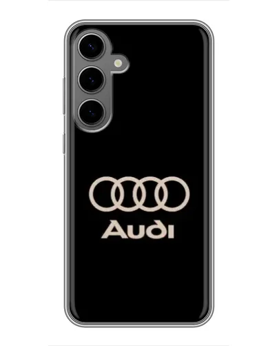 Чехол для Samsung Galaxy S24 Plus с картинкой «Audi — золотой логотип» Чехол для Samsung Galaxy S24 Plus с картинкой «Audi — золотой логотип»