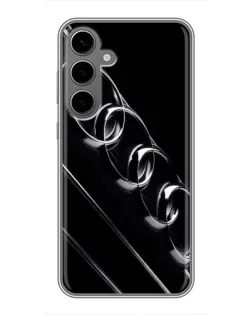 Чехол для Samsung Galaxy S24 Plus с картинкой «Audi — абстрактные кольца»