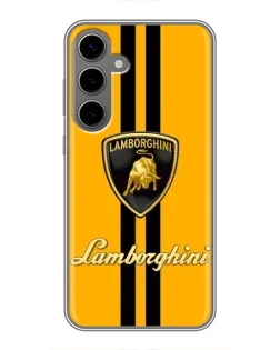 Чехол для Samsung Galaxy S24 Plus с картинкой «Lamborghini Stripe желтый» Чехол для Samsung Galaxy S24 Plus с картинкой «Lamborghini Stripe желтый»