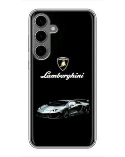 Чехол для Samsung Galaxy S24 Plus с картинкой «Логотип Lamborghini классика» Чехол для Samsung Galaxy S24 Plus с картинкой «Логотип Lamborghini классика»