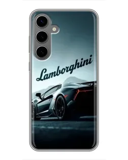 Чехол для Samsung Galaxy S24 Plus с картинкой «Классическая надпись Lamborghini» Чехол для Samsung Galaxy S24 Plus с картинкой «Классическая надпись Lamborghini»
