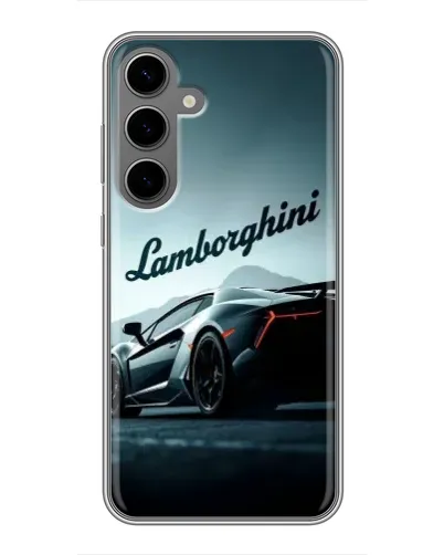 Чехол для Samsung Galaxy S24 Plus с картинкой «Классическая надпись Lamborghini» Чехол для Samsung Galaxy S24 Plus с картинкой «Классическая надпись Lamborghini»