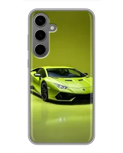 Чехол для Samsung Galaxy S24 Plus с картинкой «Салатовый Lamborghini Huracan» Чехол для Samsung Galaxy S24 Plus с картинкой «Салатовый Lamborghini Huracan»
