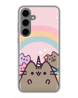 Чохол для Samsung Galaxy S24 Plus з картинкою «Єдиноріг Pusheen» Чохол для Samsung Galaxy S24 Plus з картинкою «Єдиноріг Pusheen»