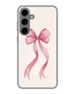 Чохол для Samsung Galaxy S24 Plus з картинкою «Рожевий бант» Чохол для Samsung Galaxy S24 Plus з картинкою «Рожевий бант»