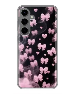 Чехол для Samsung Galaxy S24 Plus с картинкой «Неоновое кружево»