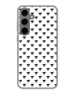 Чехол для Samsung Galaxy S24 Plus с картинкой «Мини-бантики»