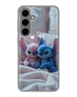 Чехол для Samsung Galaxy S24 Plus с картинкой «Плюшевые Стич Ангел» Чехол для Samsung Galaxy S24 Plus с картинкой «Плюшевые Стич Ангел»