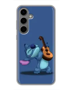 Чехол для Samsung Galaxy S24 Plus с картинкой «Стич с укулеле» Чехол для Samsung Galaxy S24 Plus с картинкой «Стич с укулеле»