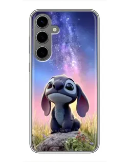 Чехол для Samsung Galaxy S24 Plus с картинкой «Стич на рассвете» Чехол для Samsung Galaxy S24 Plus с картинкой «Стич на рассвете»