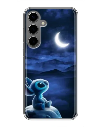 Чехол для Samsung Galaxy S24 Plus с картинкой «Лунная ночь Стича» Чехол для Samsung Galaxy S24 Plus с картинкой «Лунная ночь Стича»